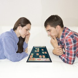 Zensu - The Wooden Board Game That is Easy to Learn but Hard to Master - for 2 Players Ages 8 and up by Outset Media