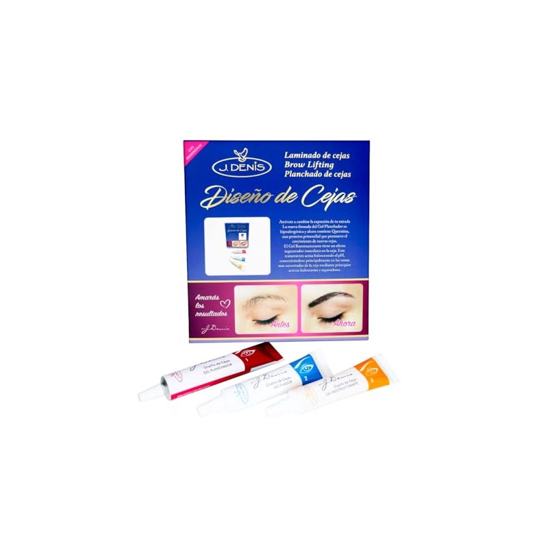 J Denis Kit Planchado de Cejas Profesional Brow Lifting &