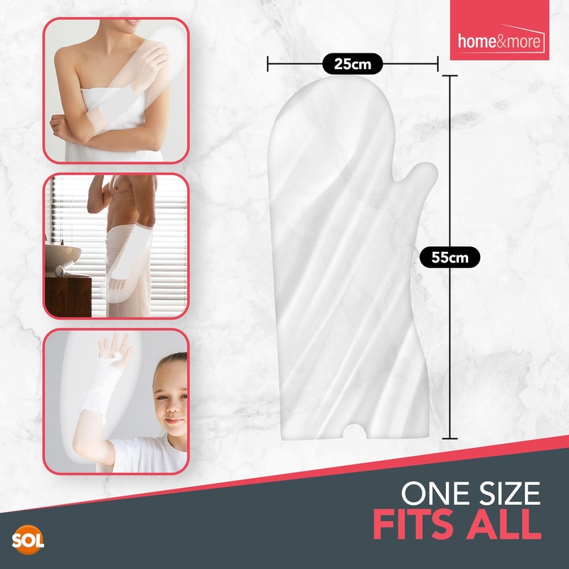 6pk Waterproof Arm Cover for Shower, Waterproof Cast Cover Arm,