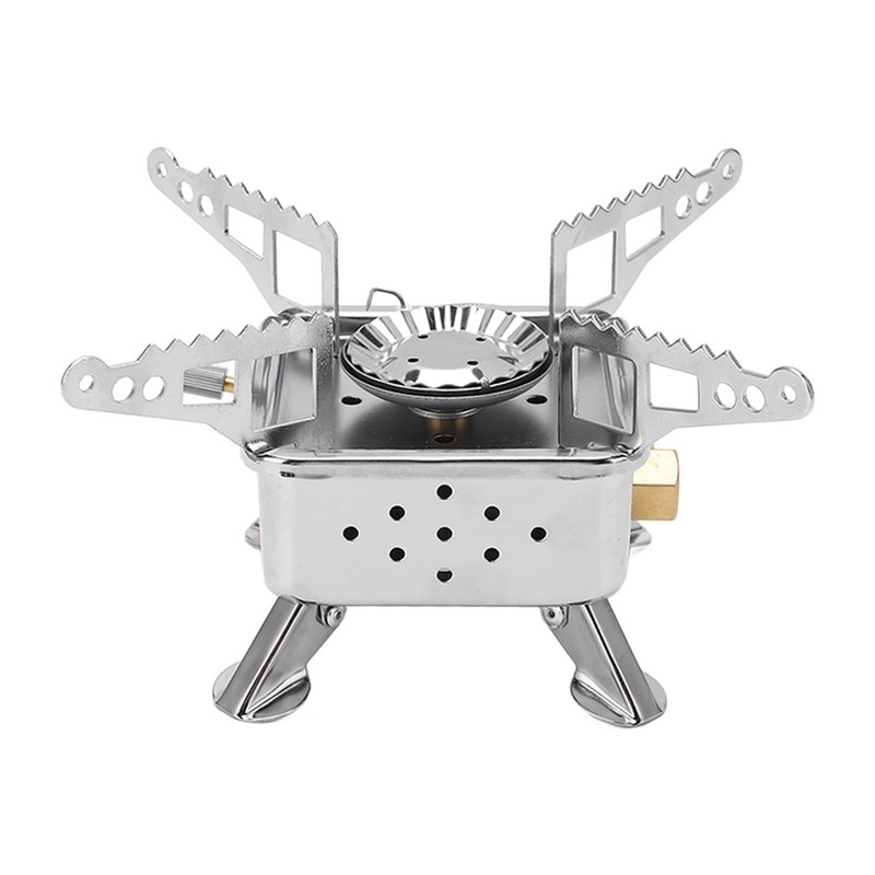 Foldable Camping Stove Light Weight Four Legged Design Safe Portable
