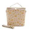 SoYoung Large Linen Insulated Lunch Poche, Muted Clay