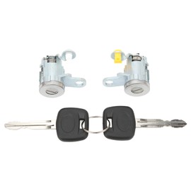 Pair of Front Door Lock Cylinder Set 6905135070 Aluminum Alloy Replacement for Tacoma 1995‑2004