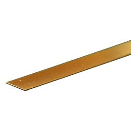 K&S Precision Metals 8231 Brass Strip, .5" Wide x 12" Long