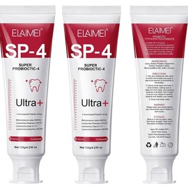 Elaimei SP-4 Toothpaste Advanced Oral Care, Long-lasting Fresh Breath, Perfect Valentine's Day Gift - Specification: Elaimei SP-4 Toothpaste 120g*3