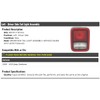 Left Driver Side Tail Light Assembly - Compatible with 2020-2024