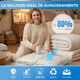 bolsas de almacenamiento de vacío,bolsas al vacio ropa viaje,vacuum storage bags con Bomba Eléctrica,bolsas del compresión para viajes de Portátil,ideal para viaje y Organización del hogar. (25 PCS)