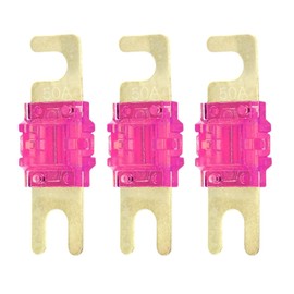 Mini ANL 50 Amp Fuse For Automotive Marine Audio Video System Electronics Fuse 3 Pack (50A)