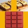 EPYHREHM Mini Loaf pan Silicone Molds Rectangle Chocolate Mold For