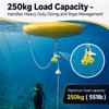 Seafard High Efficiency Scuba Diving Pulley Reel, Aluminum Alloy Pulley