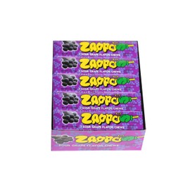 ZAPPO Sour Grape Flavored Chews – Bulk Pack of 30 Sticks