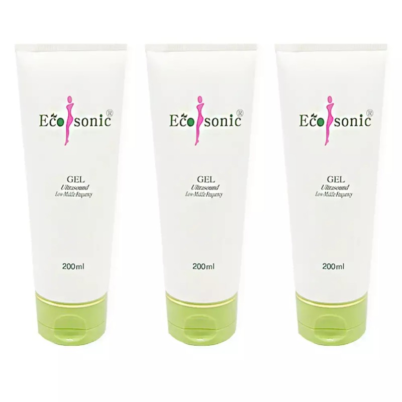 Ecosonic 에코소닉 초음파젤 튜브형 투명 200ml 3개 EcoSonic Ultrasonic Gel
