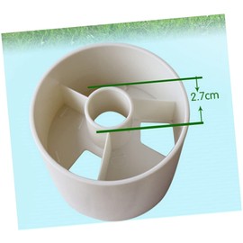 BESPORTBLE Cup Putting Aid Durable Putting Cup for Backyard Golf Practice for Training Enhances Your Game Experience White