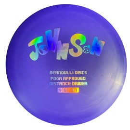 Bernoulli Recycled Plastic Disc Golf Driver | Silver Hot Stamp | 170-175 Gram | PDGA Approved (Deep Purple)
