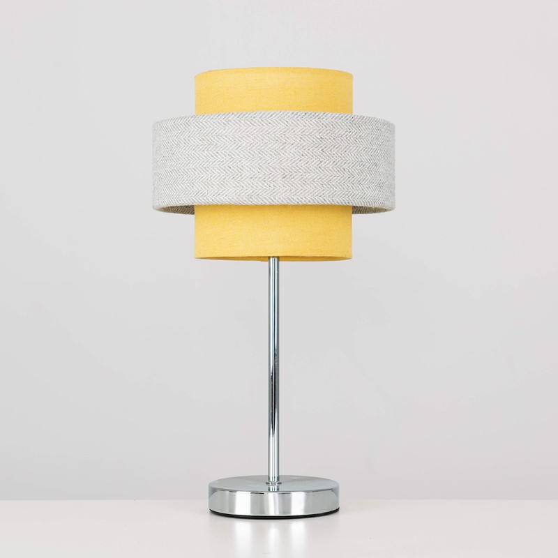 MiniSun Modern Polished Chrome Touch Bedside Table Lamp with a