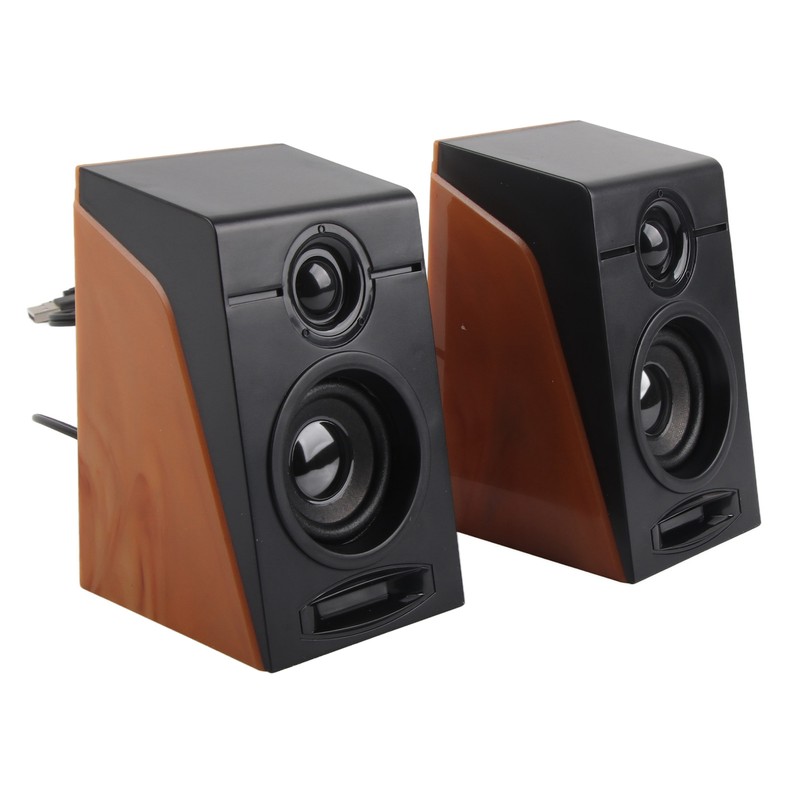 PC Speakers HiFi Deep Bass Adjustable Volume Plug and Play