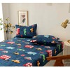 Chickwin 100% Polyester Fitted Sheet, Child Cartoon Print Fitted Sheet,