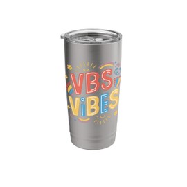 VBS Vibes Faith-Based Activities Religious Education Stainless Steel Insulated Tumbler