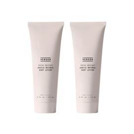 Versed Retinol Body Lotion Pack of 2 6 Fl Oz Moisturizer with Cocoa Butter and Squalane