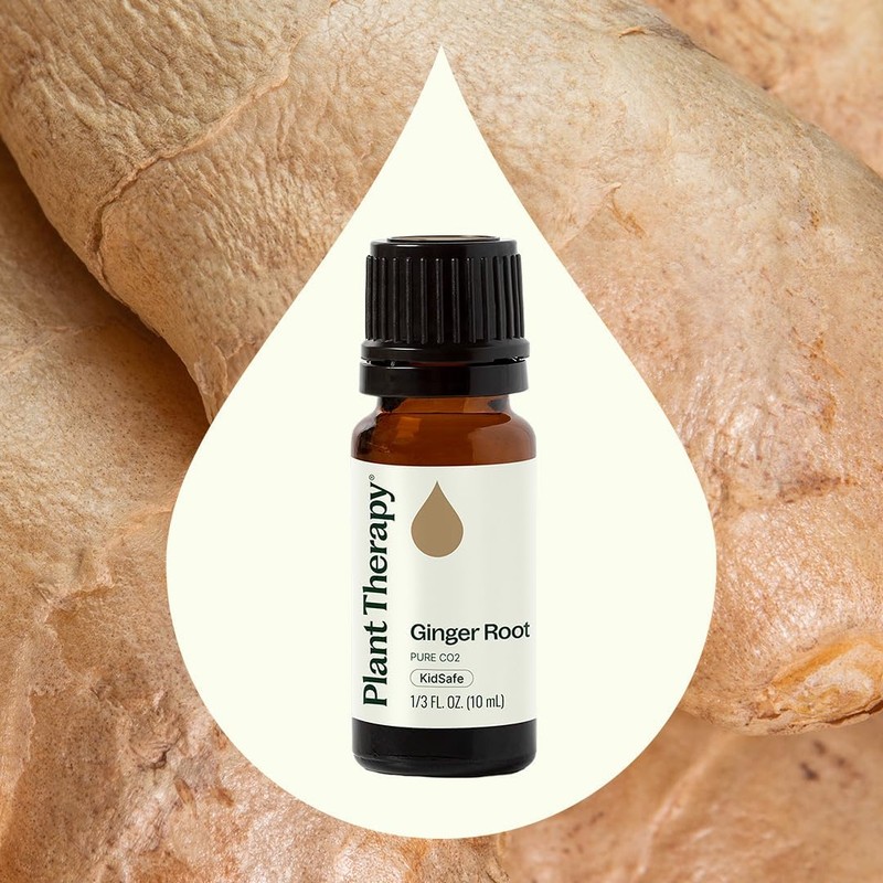 Plant Therapy Ginger Root CO2 Essential Oil 100% Pure, Undiluted,
