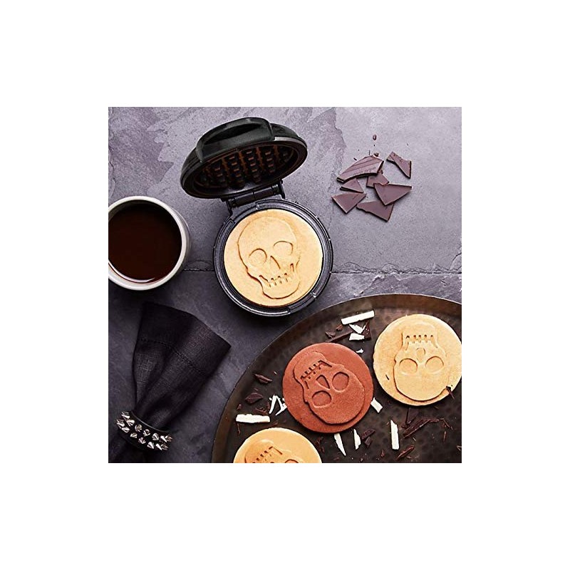 DashTM Skull Mini Waffle Maker in Shimmer