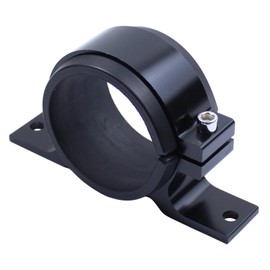 ApplianPar 60mm Black External Fuel Pump Filters Mount Mounting Bracket Clamp Cradle Holder for BOSCH 044 Walbro Sytec