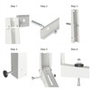 Outdoor Wall Mounting Bracket for Ductless Mini Split Air Conditioners