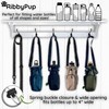 RibbyPup Waterproof Dog Walking Bag With Universal Water Bottle Holder,