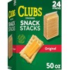 Clubs Crackers Snack Stacks, 2.08 oz, 24 Pack