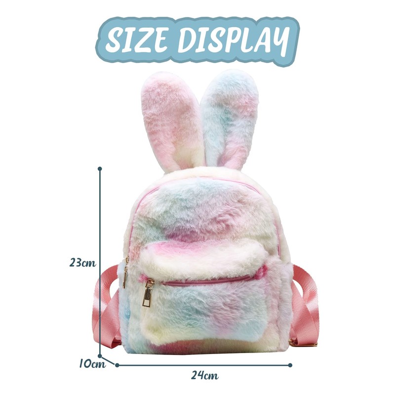 Jywmsc Cute Bunny Backpacks for Girls, Women Cute Rabbit Ears