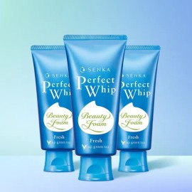 Senka Perfect Whip Foam Cleansing Fresh 100g, 3 pieces / 센카 퍼펙트 휩 폼클렌징 프레시 100g, 3개