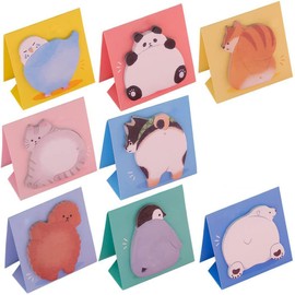 8 Pads 240 Sheets, Cute Sticky Notes Set, Sheets Cute Animals Sticky Notes, Office Notes, for School, Office Memo, Student Children's Gifts, Party Bag Filler, V156 Sticky Notes