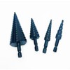 Step Drill Bit Set with 1/4 Inch Hex Shank Nitride