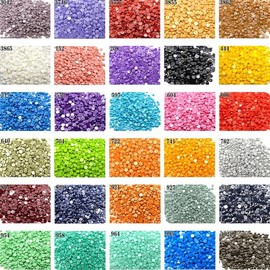 15000 Pieces 30 Color Diamond Art Painting Beads,Flat Bottom Round Resin Rhinestones for Diamond Art Painting Accessories, Round Drills for 5D Diamond Art DIY Craft plant pattern Vibrant Premium Needle Felting Set - Colour: Thirtycolor