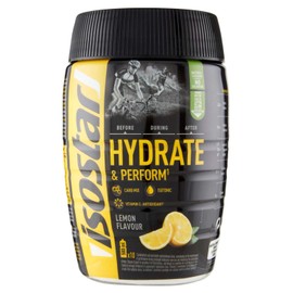 ISOSTAD - HYDRATE & PERFORM LIMONE, Preparato in polvere per bevanda isotonica, Con elettroliti e carboidrati selezionati, Ideale per lo sport e l'esercizio fisico prolungato, 400 gr