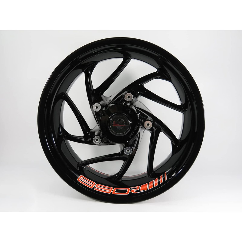 BIKE-label Rim Bed Sticker Decoration Orange Compatible with KTM 890