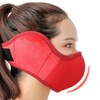 Winter Earmuff Mask for Golf and Running Sports Golf Black