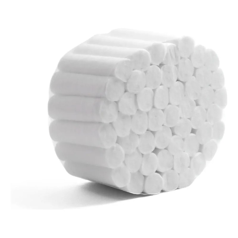 Rollo De Algodon Dental Absorbente Borgatta Caja 1000 Pzs