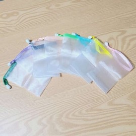 Colored foam net, face wash net, soap net, mesh pocket - basic style / 컬러 거품망 세안망 비누망 망사주머니 - 베이직 스타일