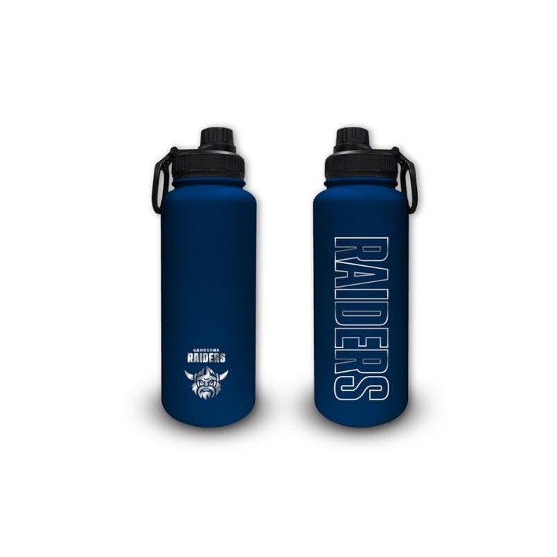 Canberra Raiders NRL Rugby League Stainless Steel 960ml Drink Bottle