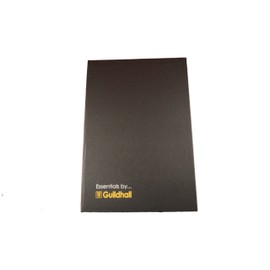 Exacompta - Ref GESEVB1Z - Guildhall - Essentials VAT Book, A4 297 x 210mm, Black Cover - Input, Expenses, Services, Credit Sales, Records of Daily Takings