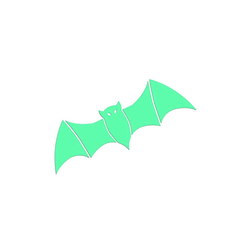 Glow in the Dark Bat Sticker Fluorescent / Phosphorising