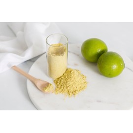 RESQ - Fine Lime Powder: Natural & Sugar-Free - 90g Powder from 60 Fresh Limes - Sustainable & Preservative-Free (Lime) - Dried slowly to preserve flavour and freshness