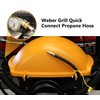 GasSaf 6FT Quick Connect Propane Hose for RV to Grill,