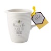 English Tableware Company Bee Happy Jug White