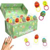 Fruidles Easter Eggs Candy Rings, Hard Candy, Individually Wrapped (12-Pack)