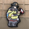 Firefighter Fireman Emergency Service Morale Patch - Fireman Fire Department