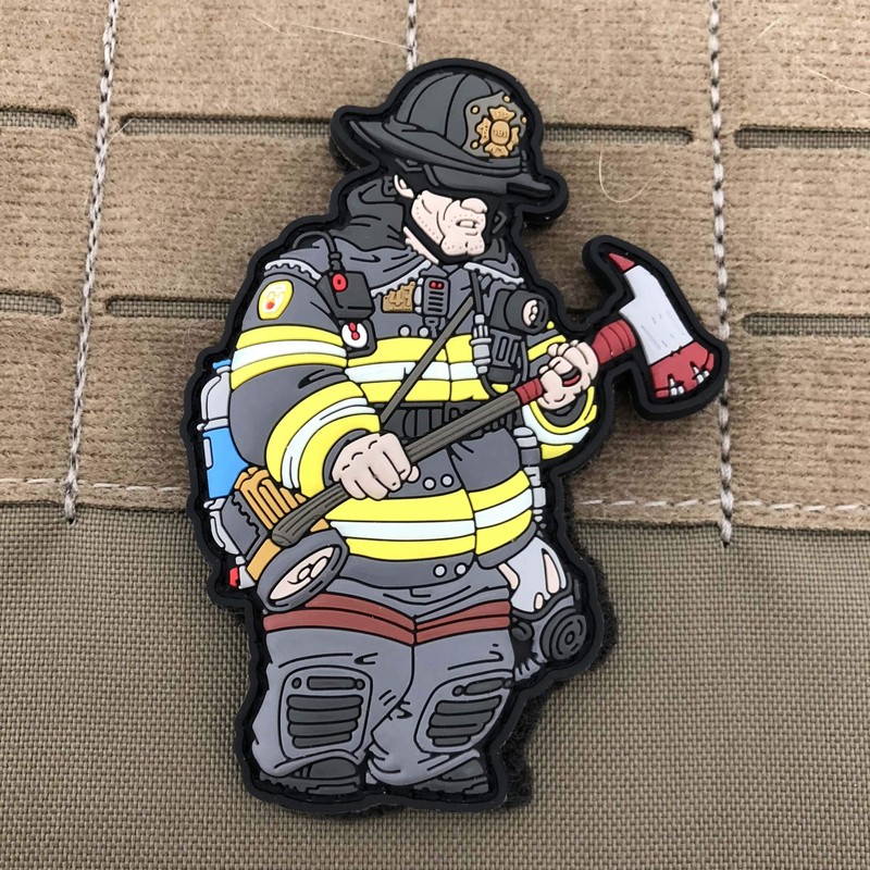 Firefighter Fireman Emergency Service Morale Patch - Fireman Fire Department