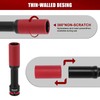 MIXPOWER 3 PCS 1/2" Drive Lug Nut Impact Socket Set,