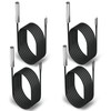 DROK 10K Temperature Sensor Probe 4pcs, 1 Meter Waterproof Stainless