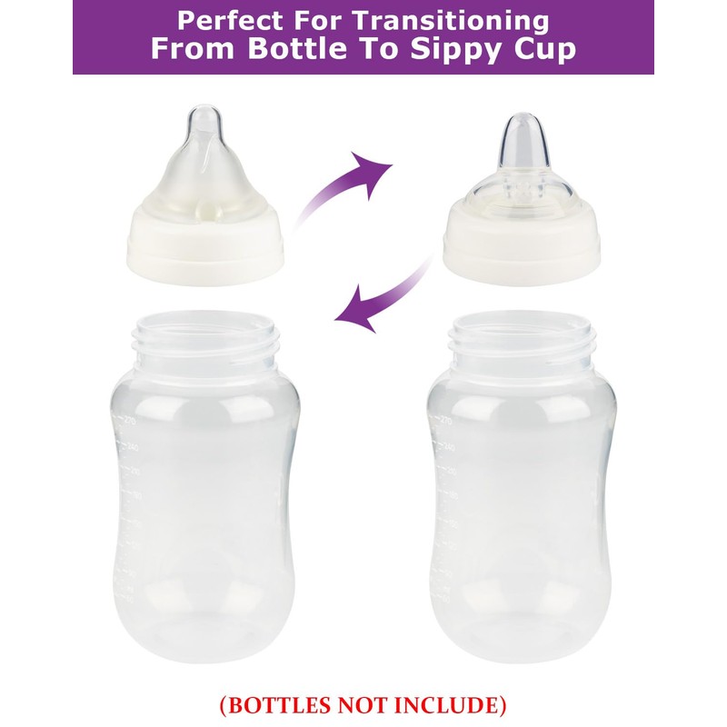 Sippy Spout Nipple for Evenflo Balance Plus Wide Neck Baby
